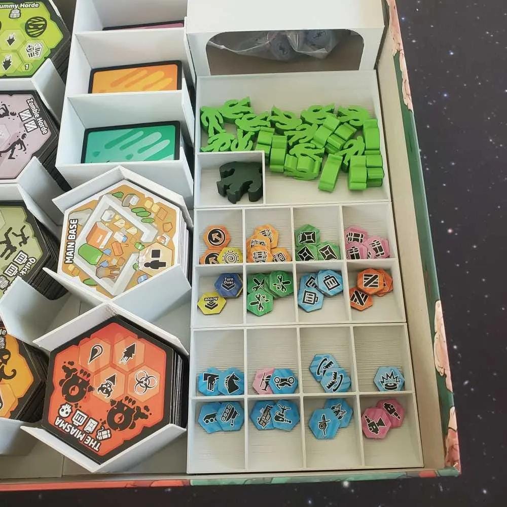 Outbreak - The Zombie Apocalypse Board Game Organizer and Insert (etsy image id: 6781344053)