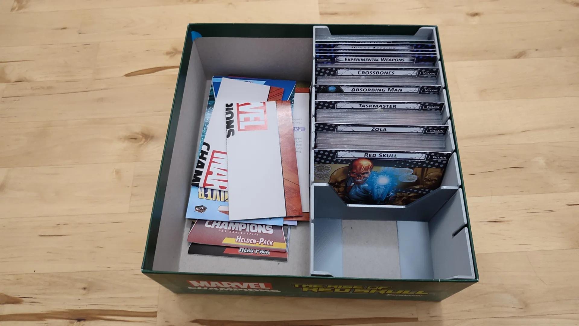 Marvel Champions + Expansion Board Game Organizer / Insert (etsy image id: 6797723505)