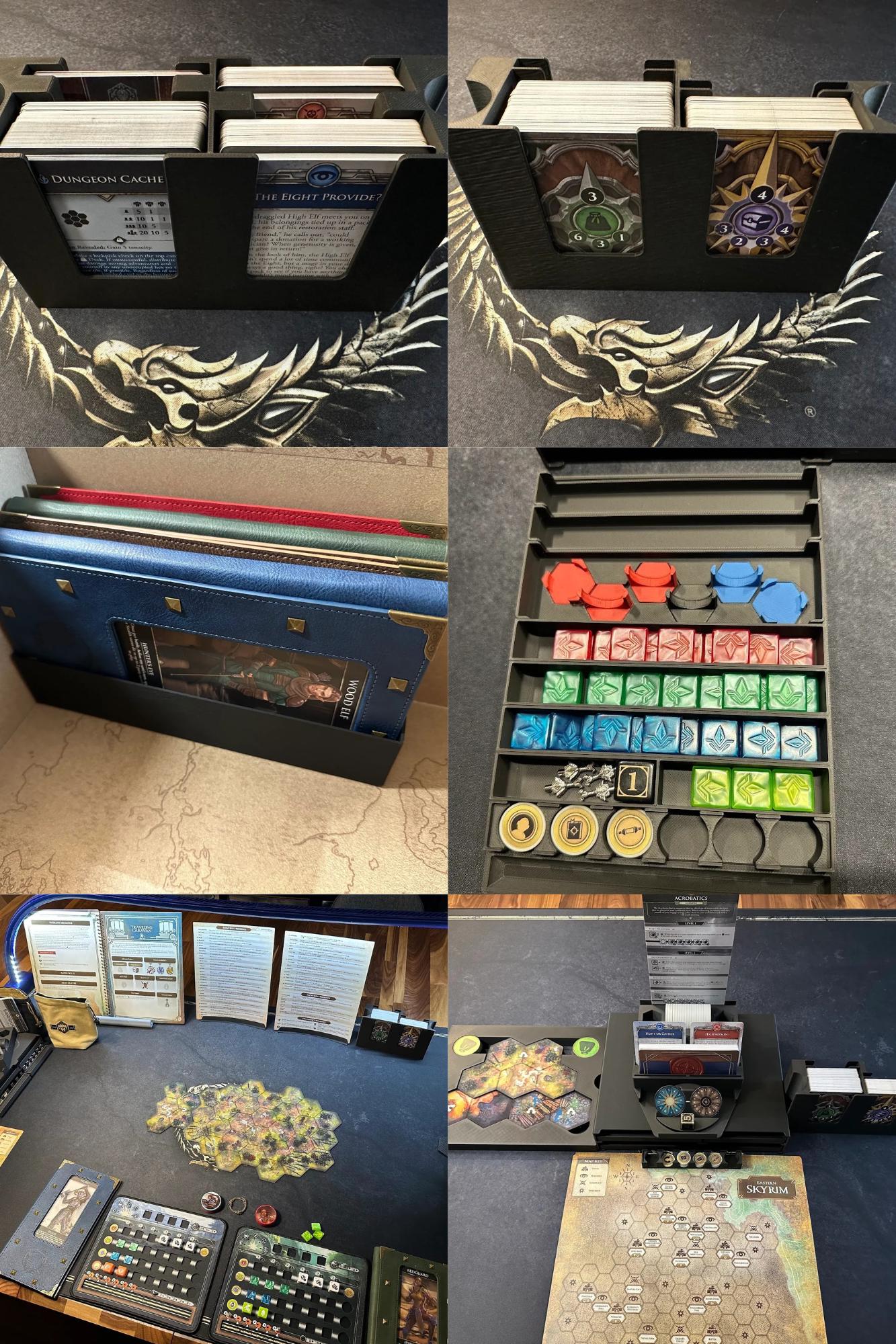 Elder Scrolls: Betrayal of the Second Era + Valenwood Board Game Organizer / Insert (etsy image id: 6802362561)