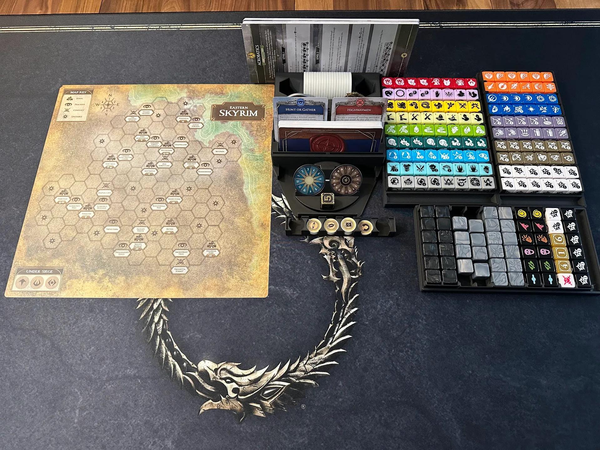 Elder Scrolls: Betrayal of the Second Era + Valenwood Board Game Organizer / Insert (etsy image id: 6802363361)