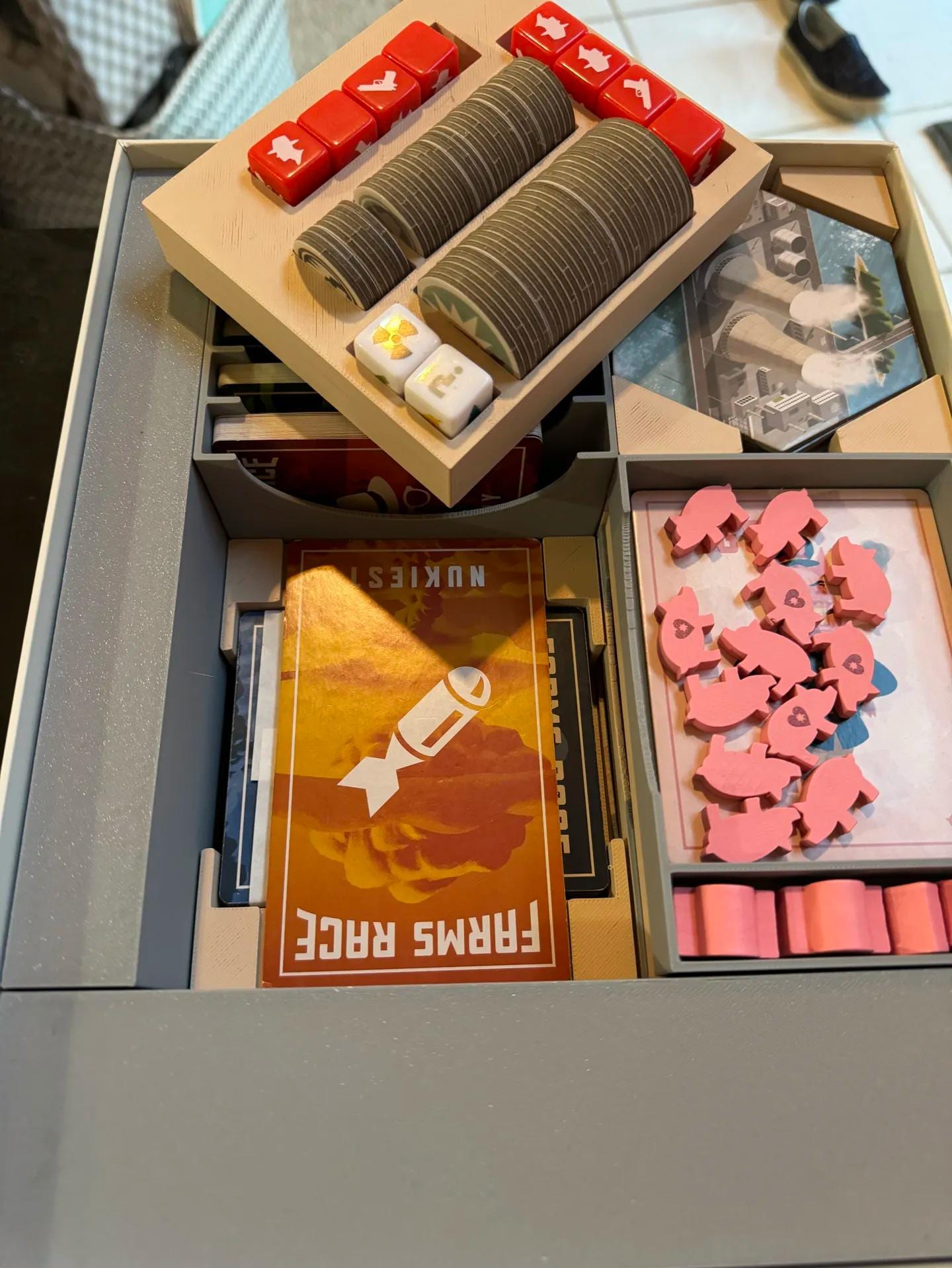 Farms Race Board Game Organizer and Insert (etsy image id: 6805693227)