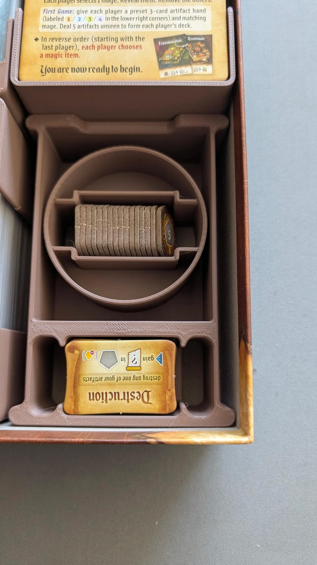 Res Arcana + Expansions Board Game Organizer and Insert (etsy image id: 6848515704)