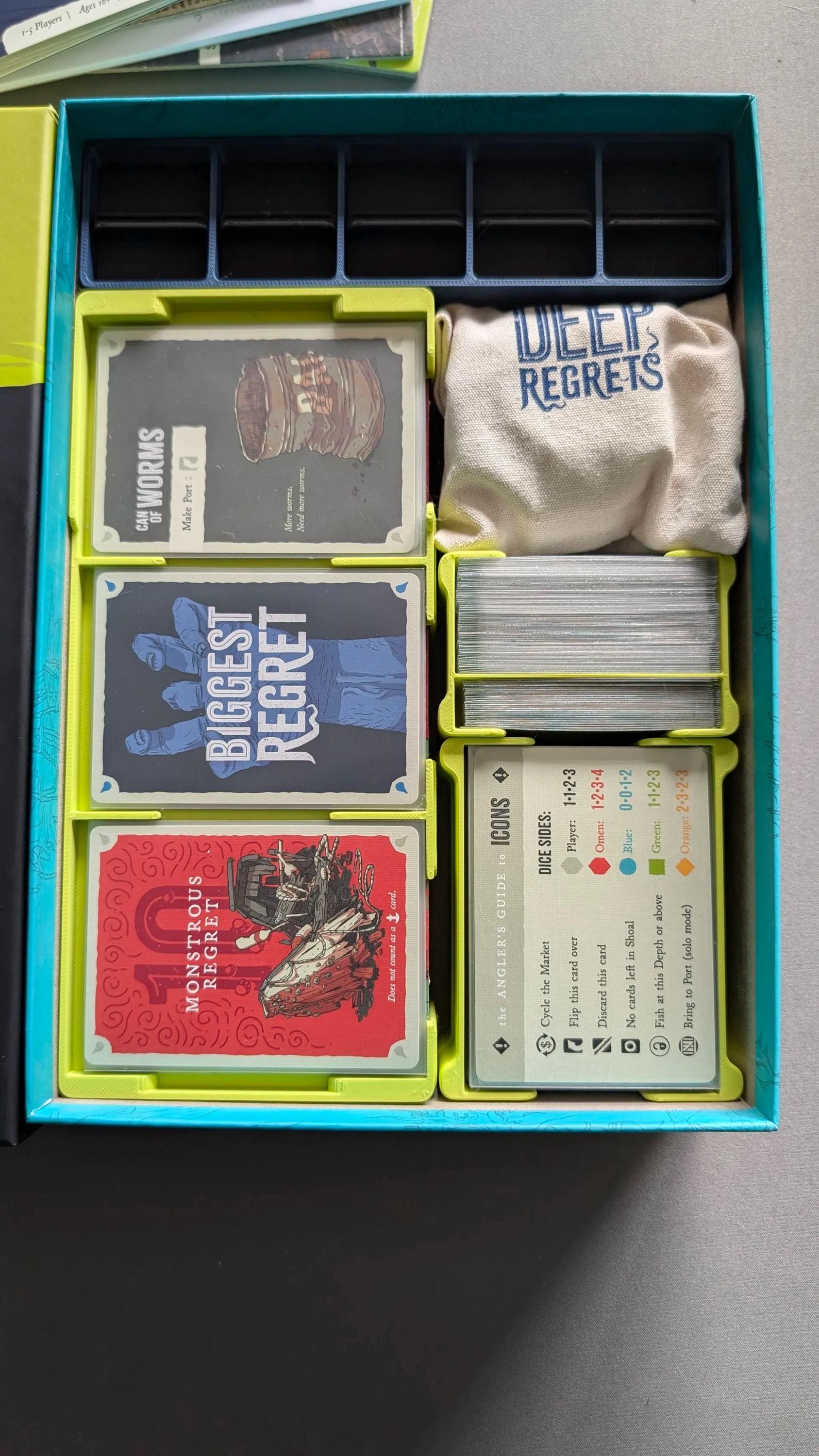 Deep Regrets Board Game Organizer / Insert (etsy image id: 6848545298)