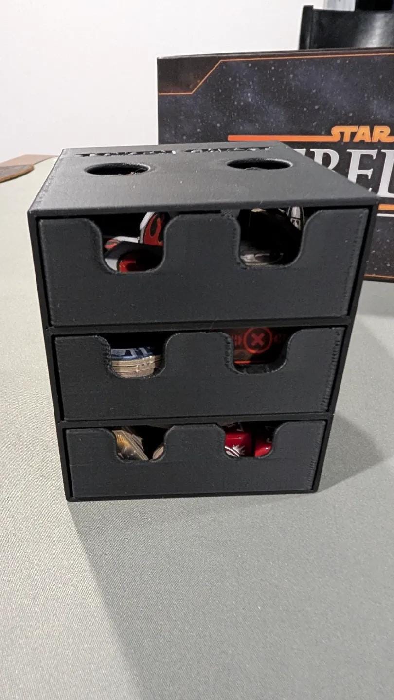 Star Wars Rebellion Board Game Organizer / Insert (etsy image id: 6848755692)