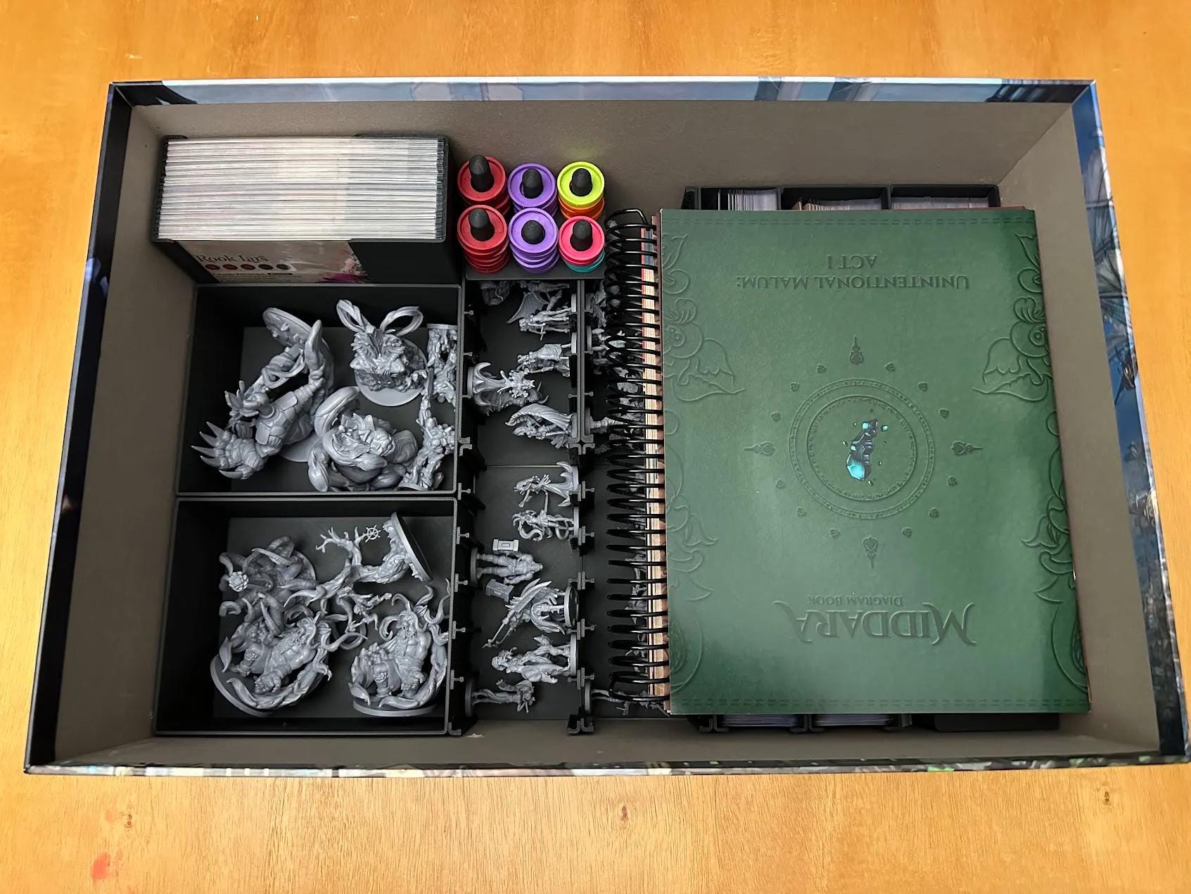 Middara Act I Insert, v1.2 Board Game Insert and Organizer (etsy image id: 6849700768)