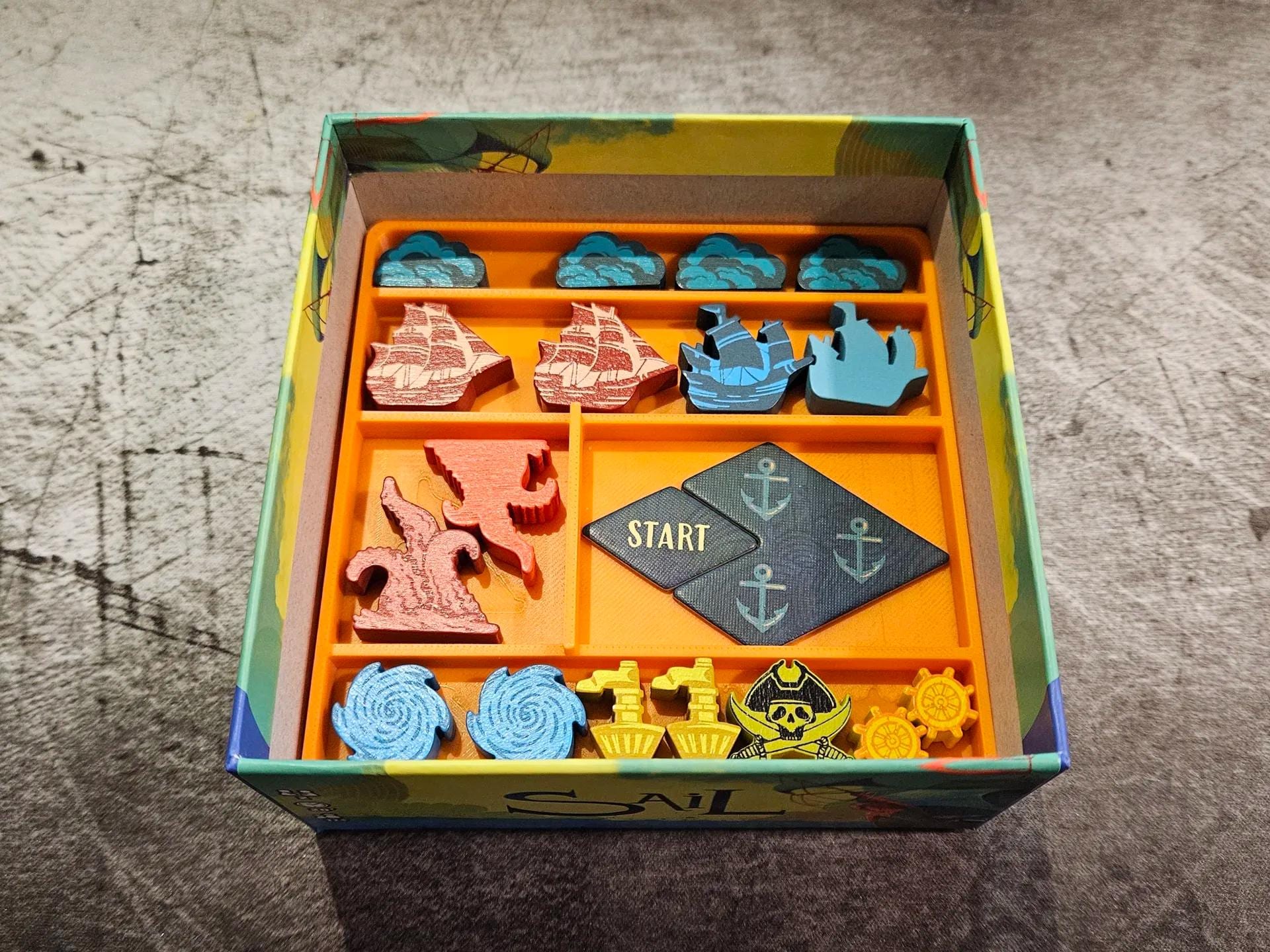 Sail + Expansion Board Game Organizer / Insert (etsy image id: 6869213729)