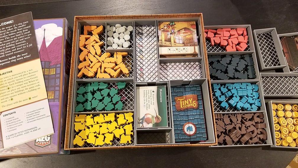 Tiny Towns Board Game Organizer and Insert (etsy image id: 6881715548)