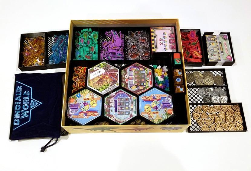 Dinosaur World + Expansions Board Game Organizer and Insert (etsy image id: 6881752154)