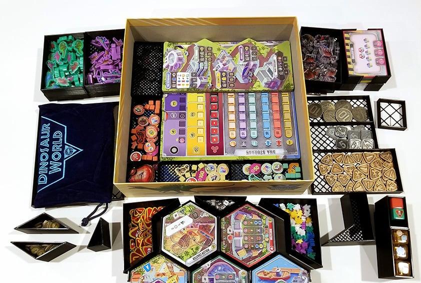 Dinosaur World + Expansions Board Game Organizer and Insert (etsy image id: 6881752174)