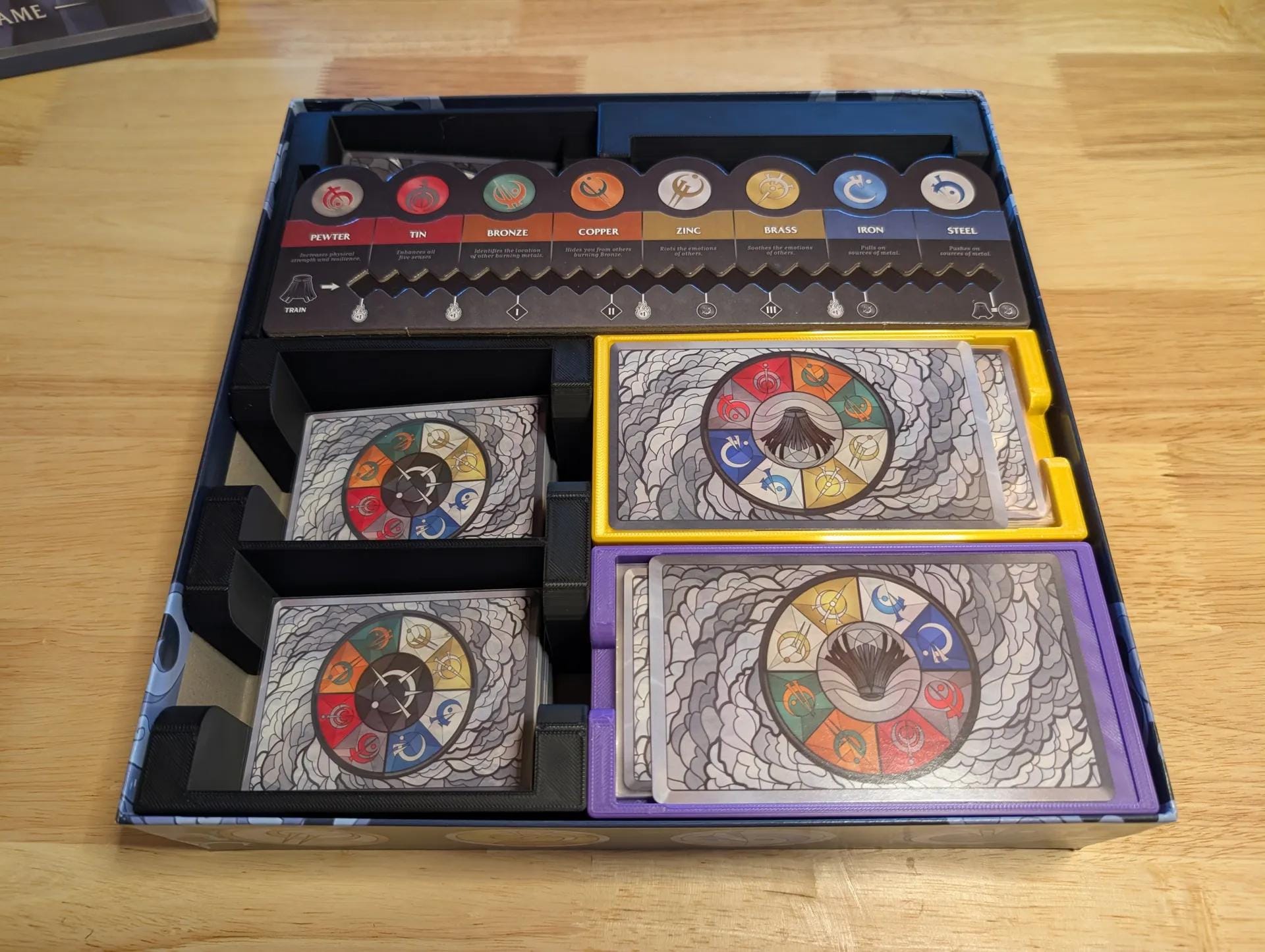 Mistborn Deckbuilding Board Game Organizer / Insert (etsy image id: 6889578494)