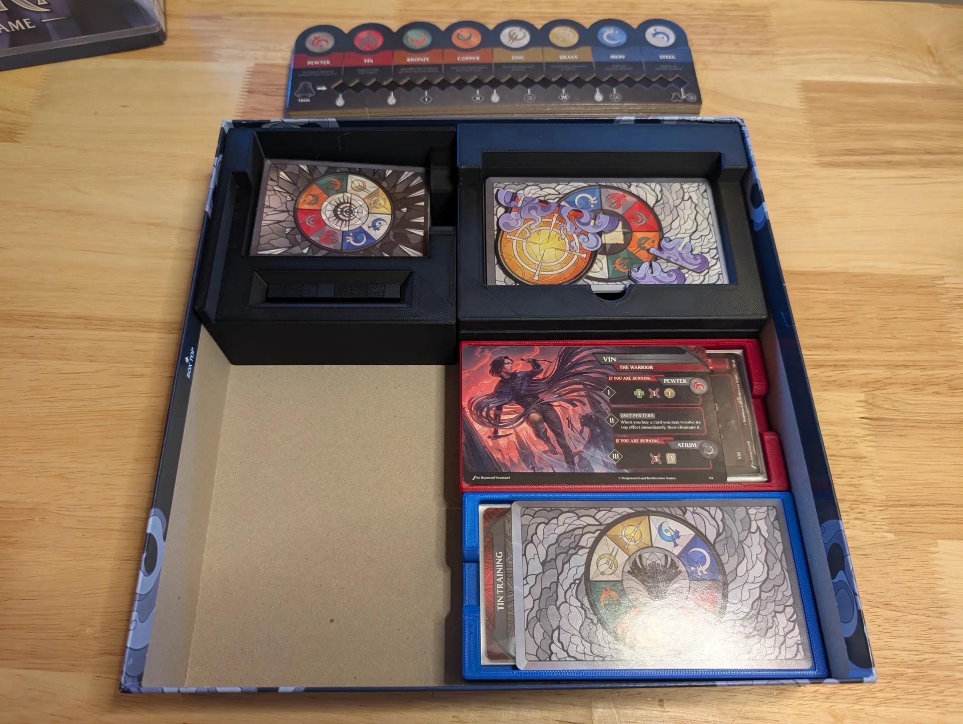 Mistborn Deckbuilding Board Game Organizer / Insert (etsy image id: 6889578496)