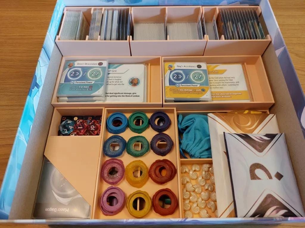 Tidal Blades 2 Board Game Organizer / Insert (etsy image id: 6889590790)