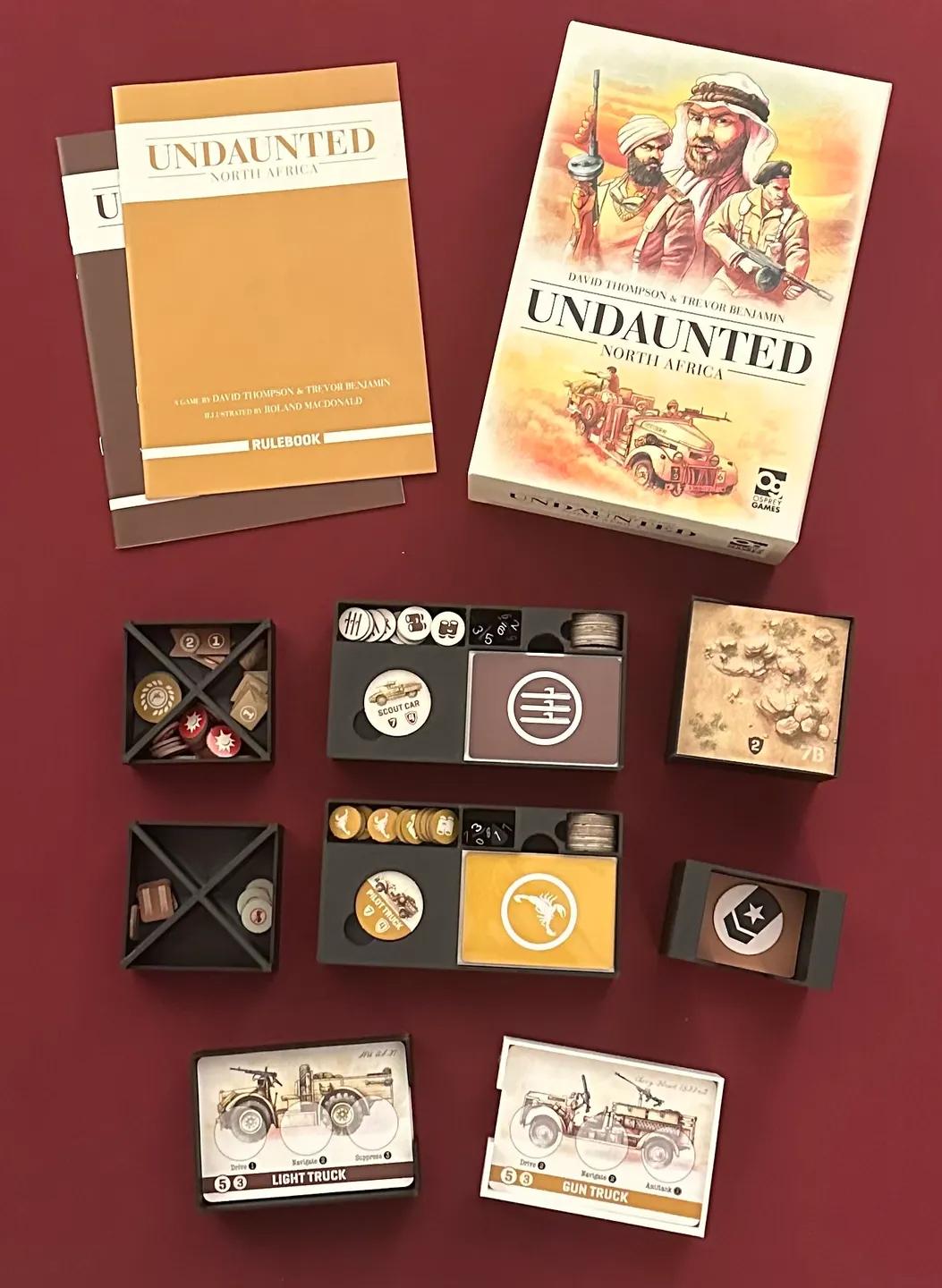 Undaunted North Africa + Expansion Board Game Organizer / Insert (etsy image id: 6894861274)