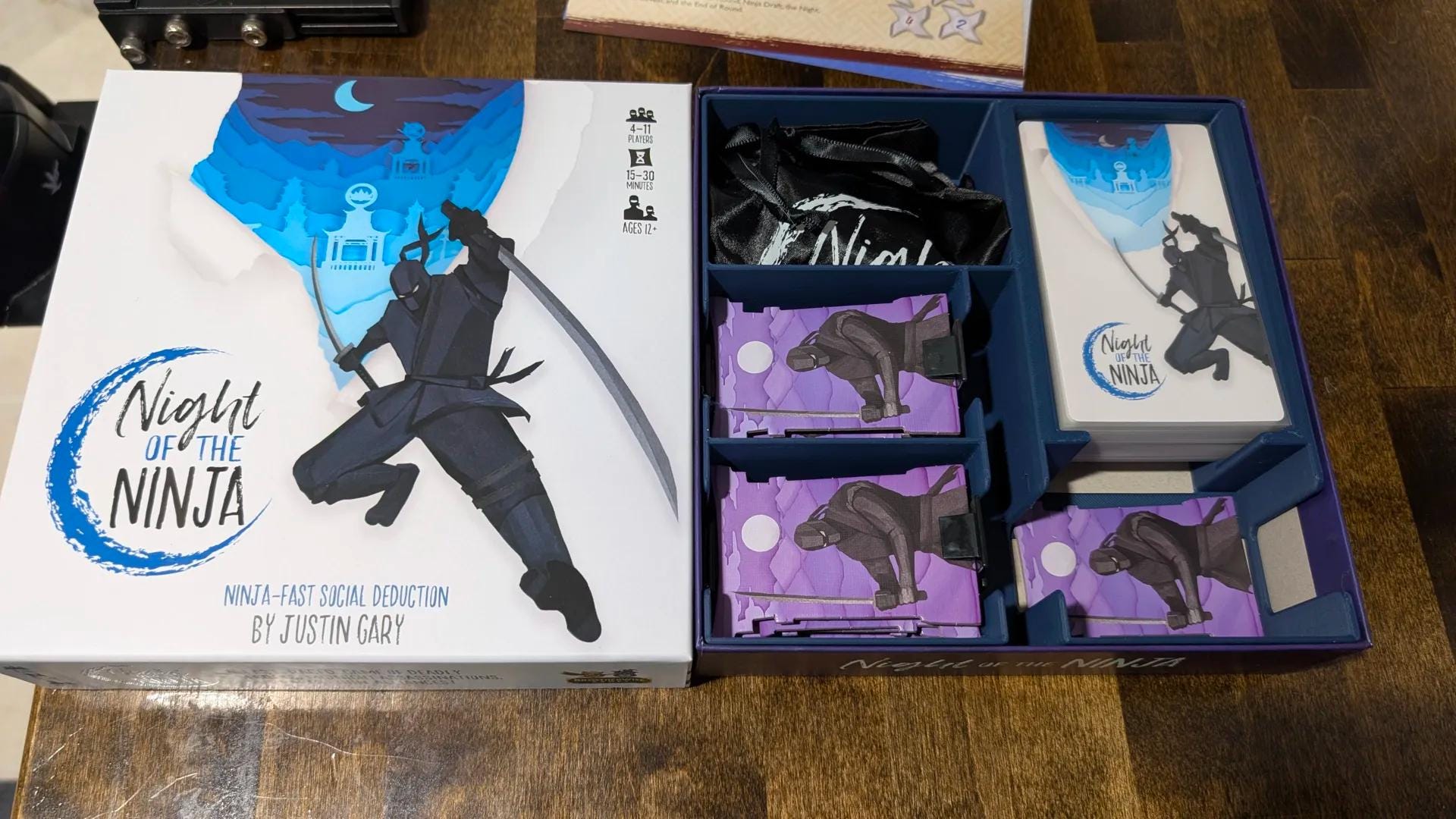 Night of the Ninja Board Game Organizer / Insert (etsy image id: 6896716327)