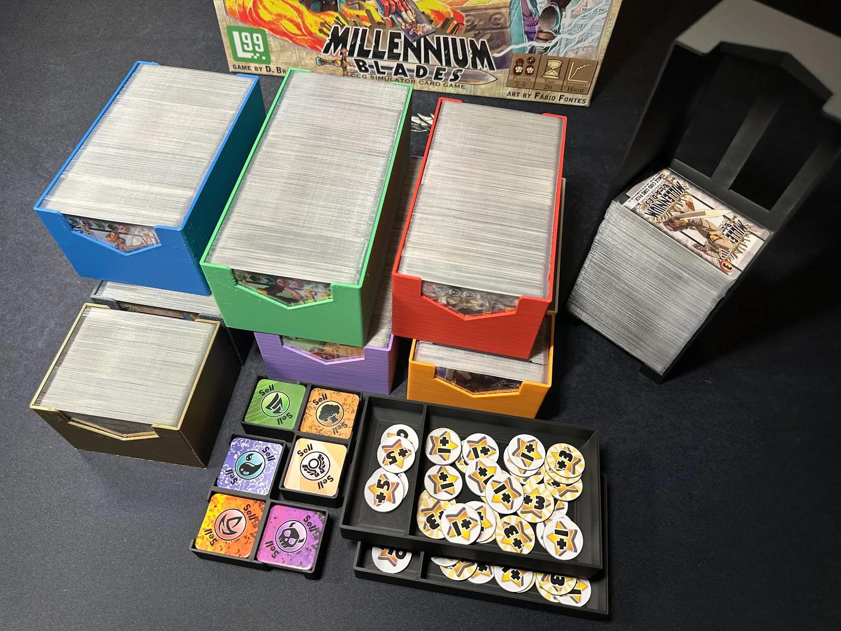 Millennium Blades: Core + Expansions Board Game Organizer / Insert (etsy image id: 6902658779)