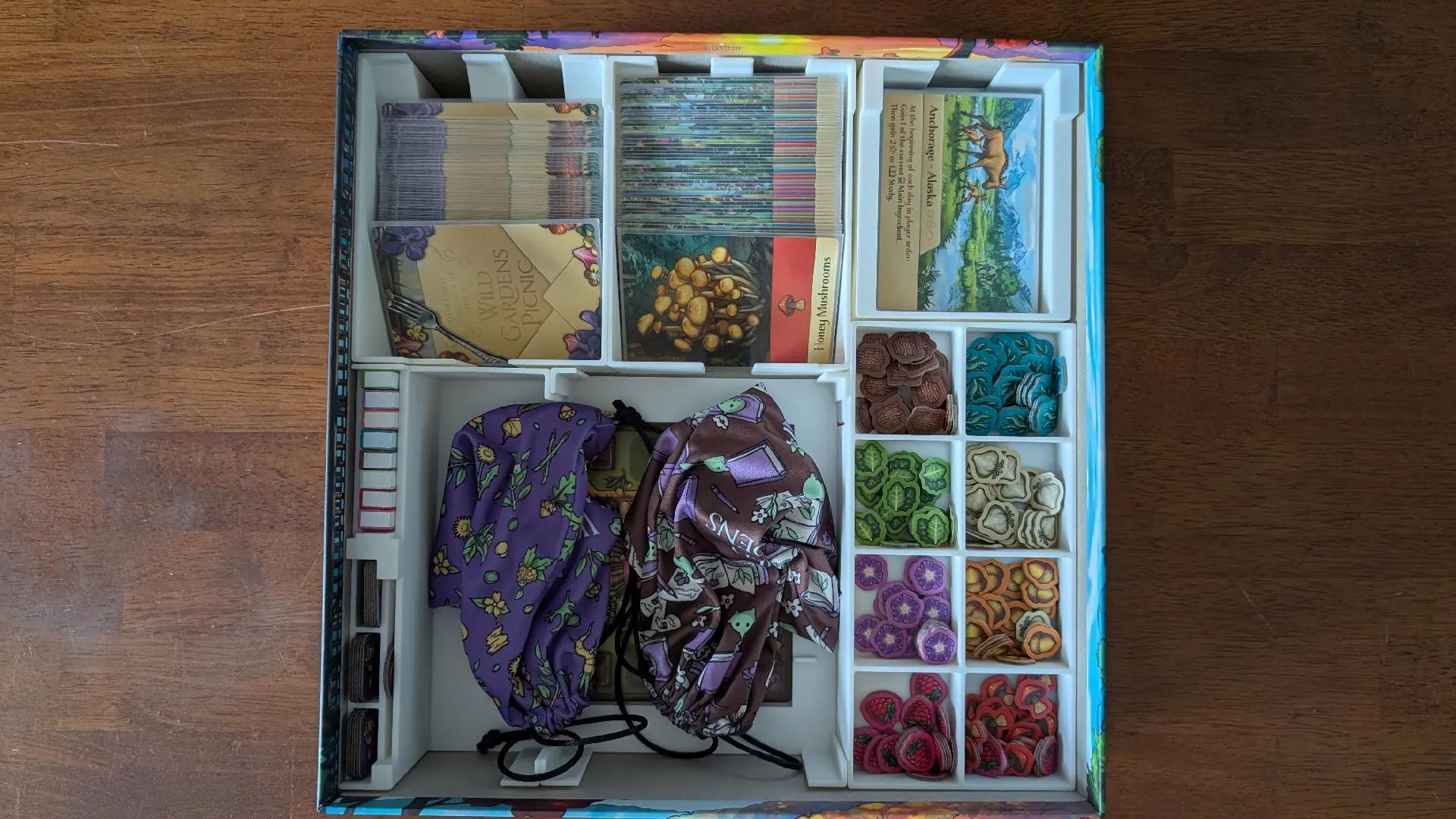 Wild Gardens Board Game Organizer / Insert (etsy image id: 6902677443)