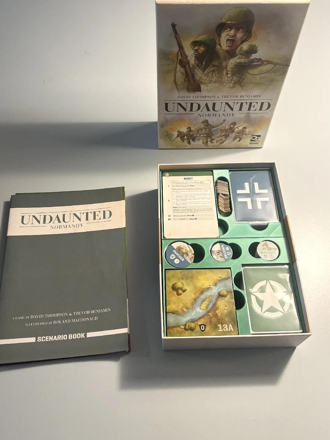 Undaunted Normandy + Expansion Board Game Organizer / Insert (etsy image id: 6912376747)