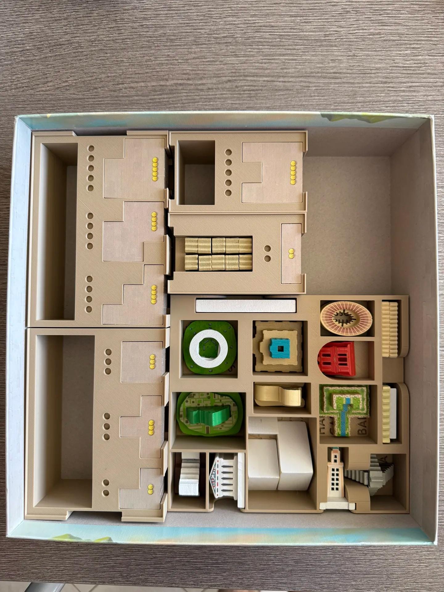 World Wonders Board Game Organizer / Insert (etsy image id: 6913745736)