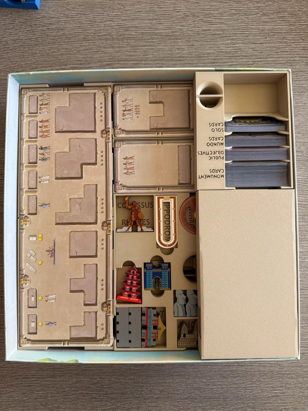 World Wonders Board Game Organizer / Insert (etsy image id: 6913745754)