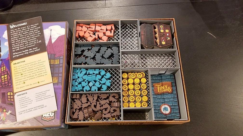 Tiny Towns Board Game Organizer and Insert (etsy image id: 6929696601)