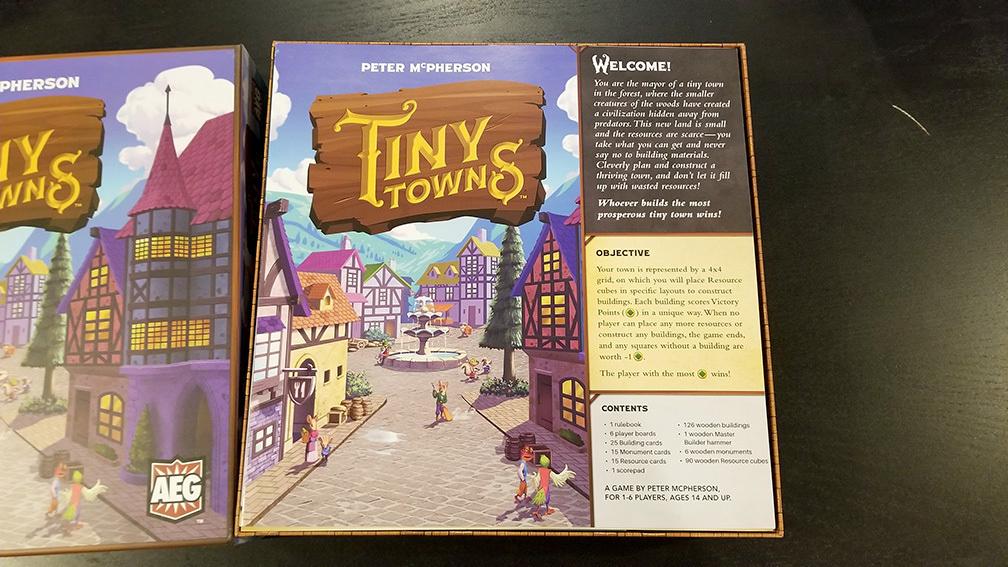 Tiny Towns Board Game Organizer and Insert (etsy image id: 6929696639)