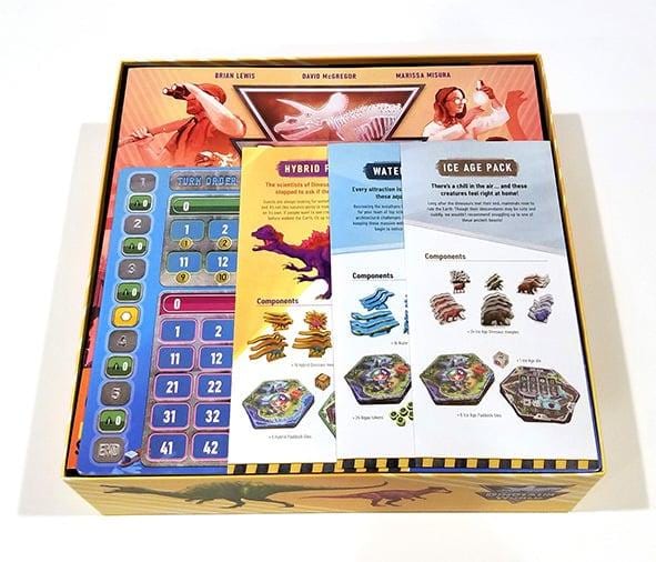 Dinosaur World + Expansions Board Game Organizer and Insert (etsy image id: 6929733313)