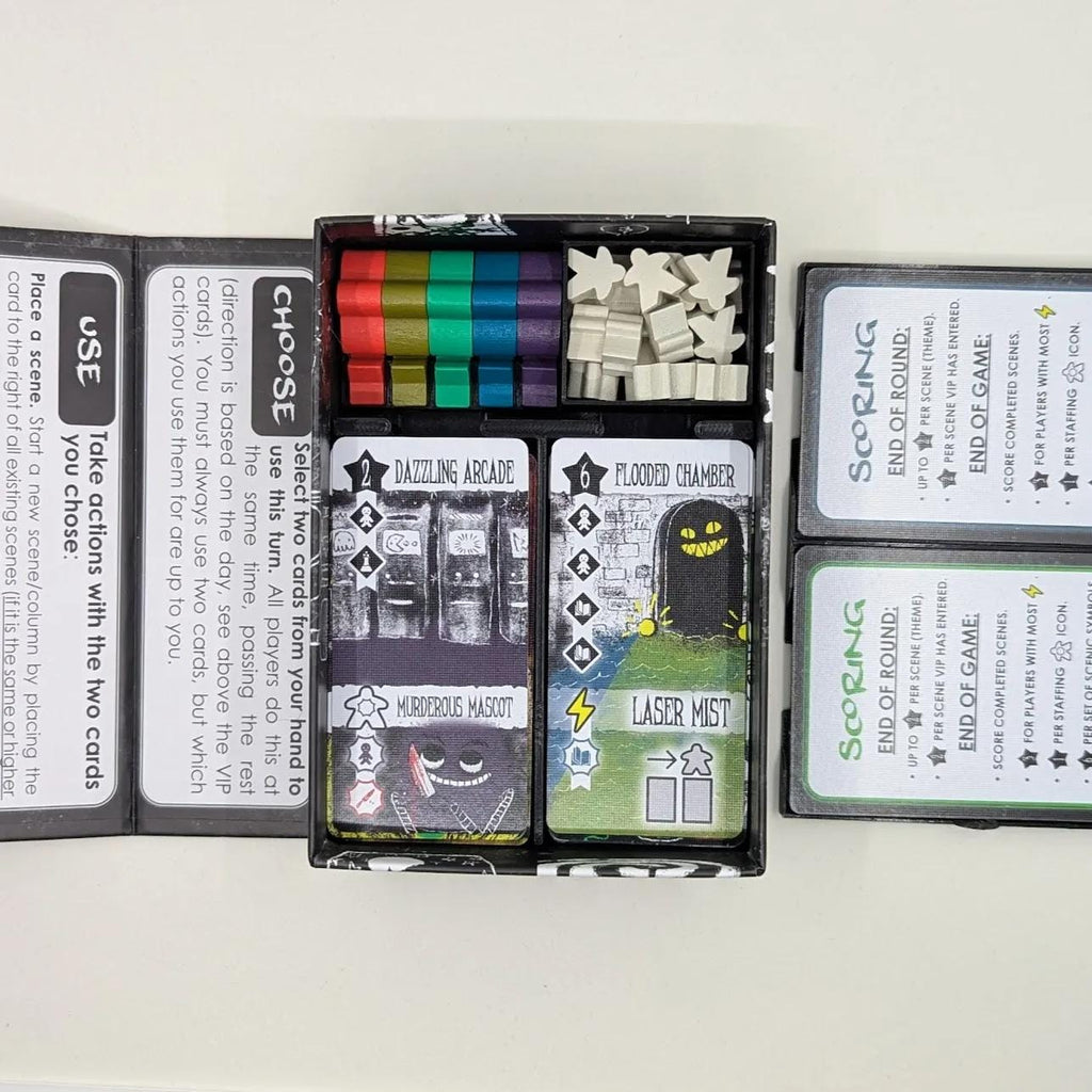 Scream Park Board Game Organizer / Insert (etsy image id: 6938996977)