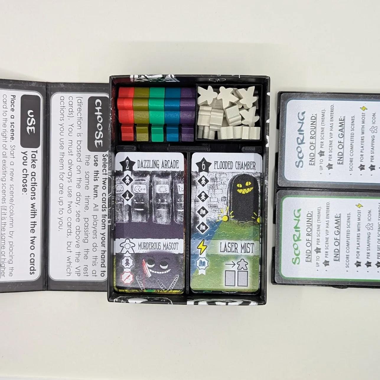 Scream Park Board Game Organizer / Insert (etsy image id: 6938996977)