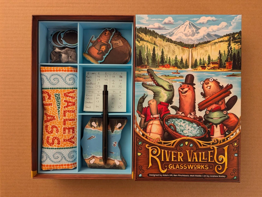 River Valley Glassworks Board Game Organizer / Insert (etsy image id: 6953895828)