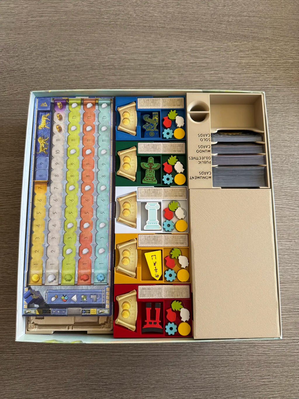 World Wonders Board Game Organizer / Insert (etsy image id: 6961717985)