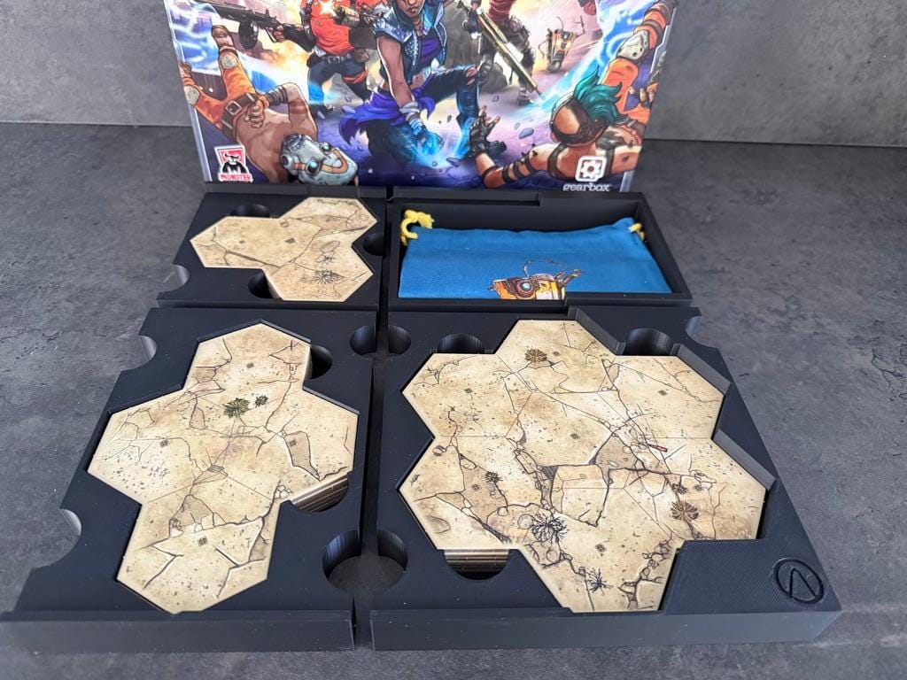 Borderlands Mister Torgue's Arena of Badassery Board Game Organizer / Insert (etsy image id: 6994734126)