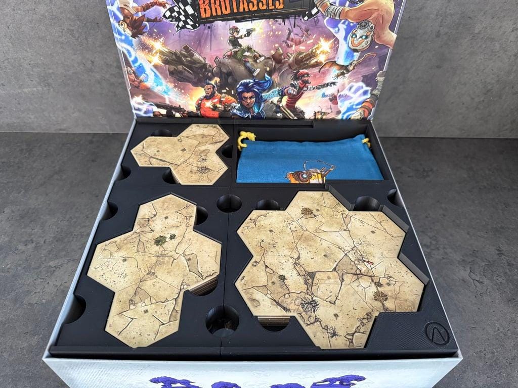 Borderlands Mister Torgue's Arena of Badassery Board Game Organizer / Insert (etsy image id: 6994734144)