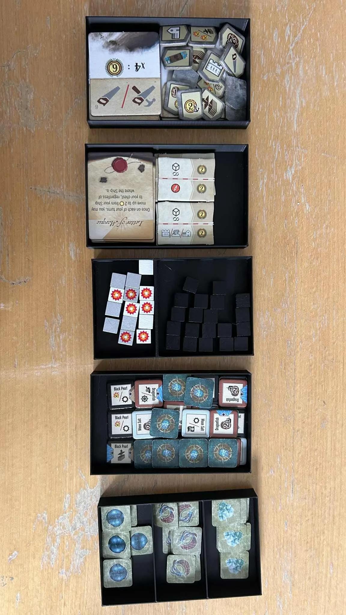 Dead Reckoning + Expansions Board Game Organizer / Insert (etsy image id: 6994896616)