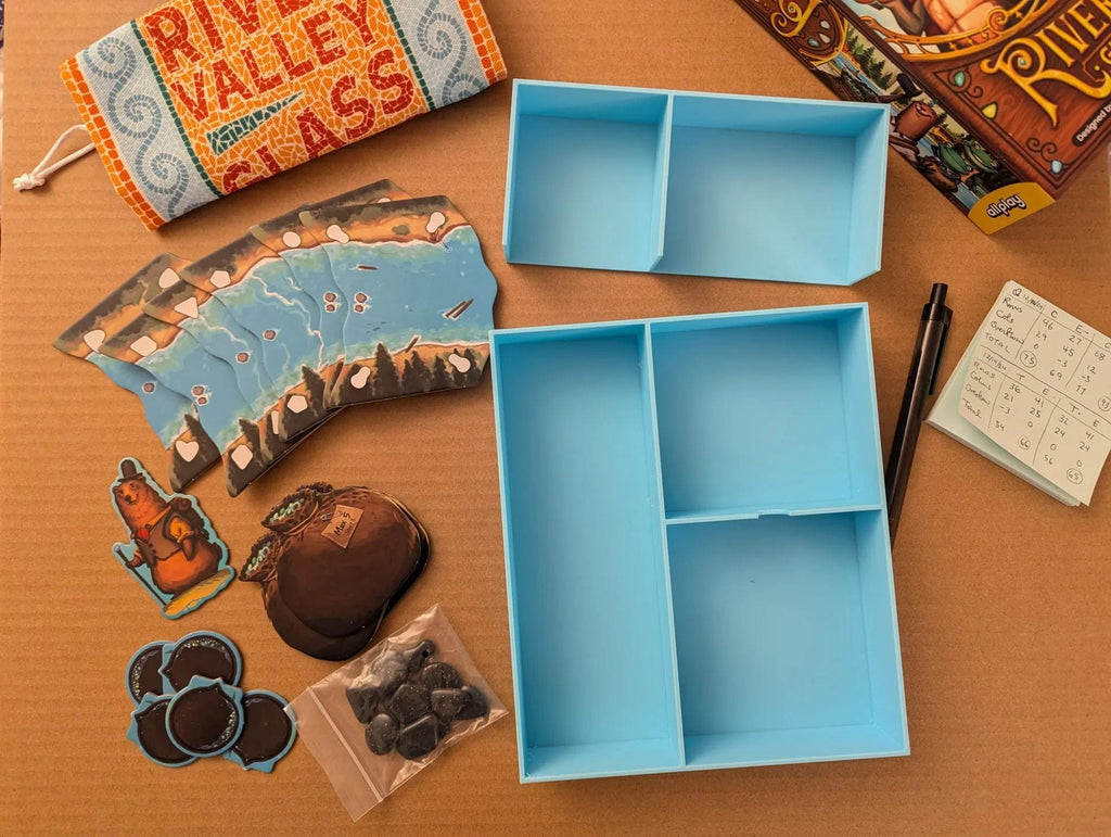 River Valley Glassworks Board Game Organizer / Insert (etsy image id: 7001868079)