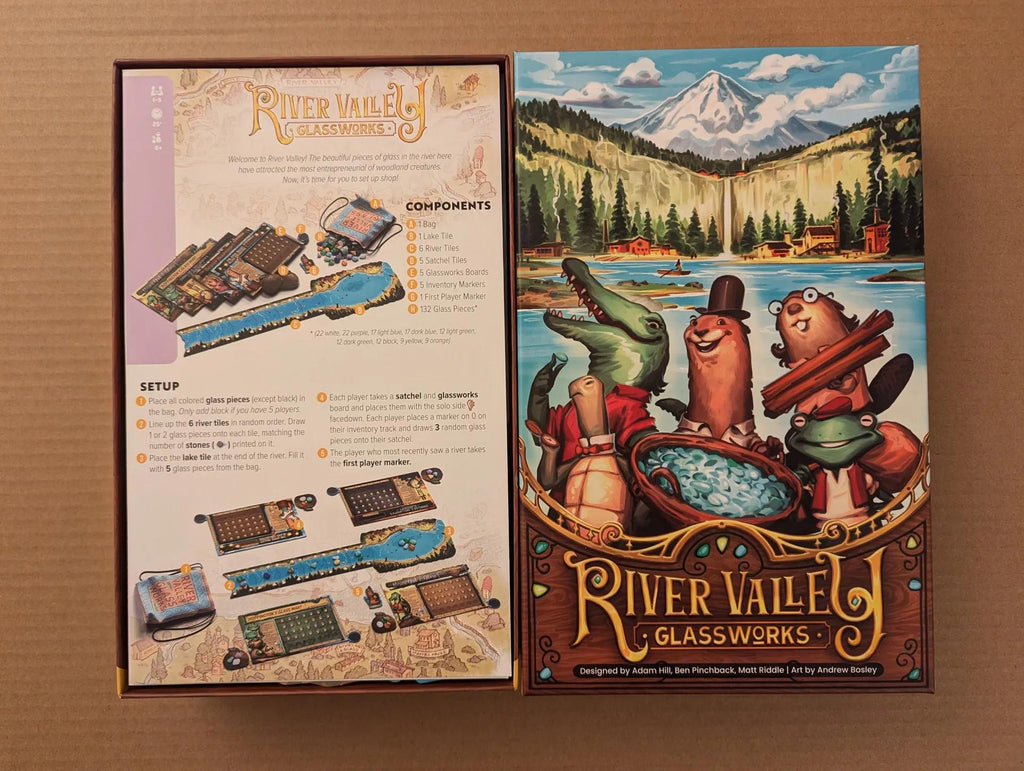 River Valley Glassworks Board Game Organizer / Insert (etsy image id: 7001868083)