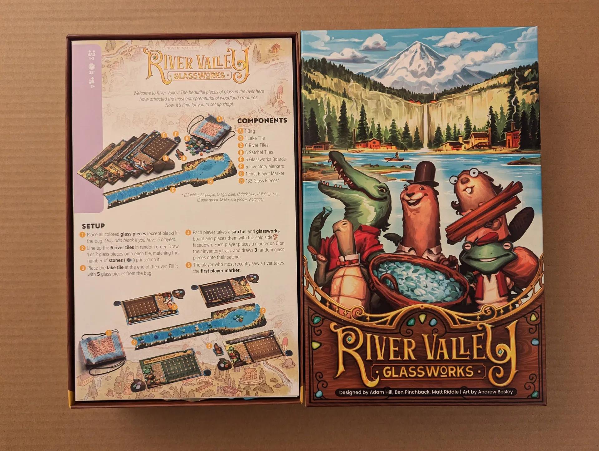 River Valley Glassworks Board Game Organizer / Insert (etsy image id: 7001868083)