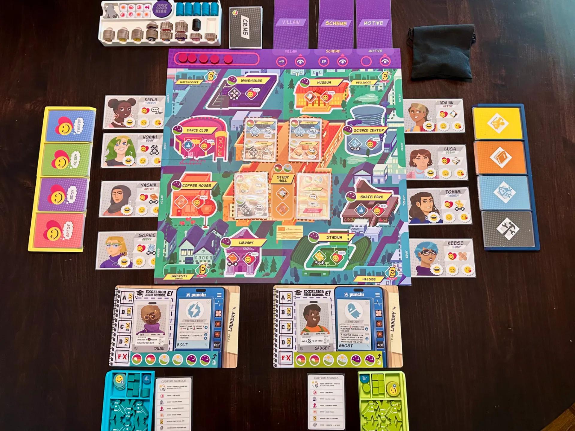 Super Squad High Deluxe Board Game Organizer / Insert (etsy image id: 7003916674)