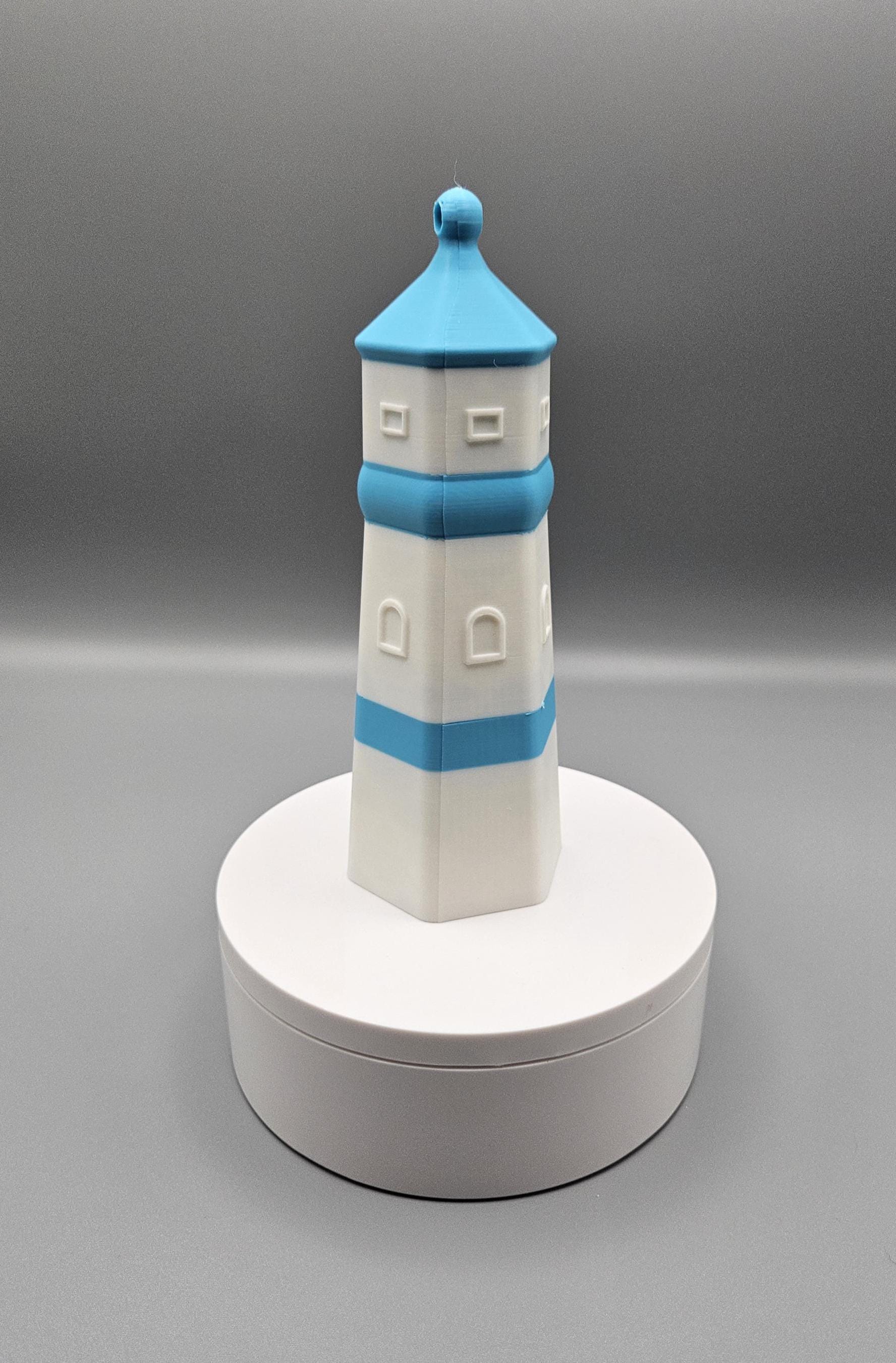3D Printed Lighthouse: Maritime Beach Decor - Multiple Sizes (etsy image id: 7022519062)