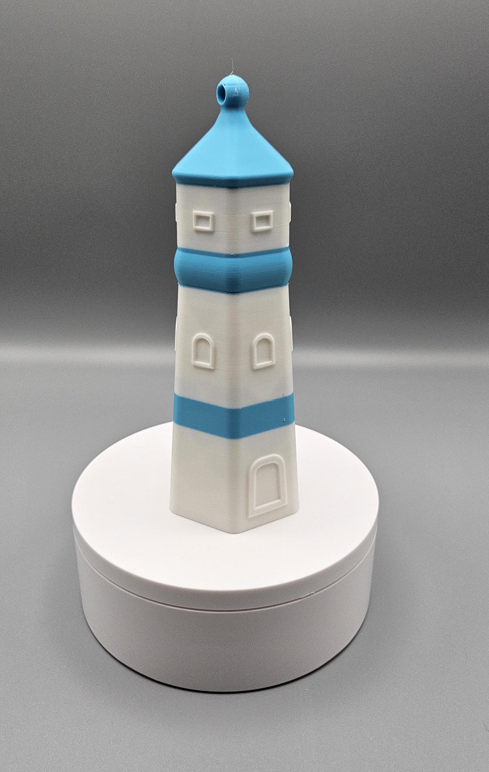 3D Printed Lighthouse: Maritime Beach Decor - Multiple Sizes (etsy image id: 7022519722)