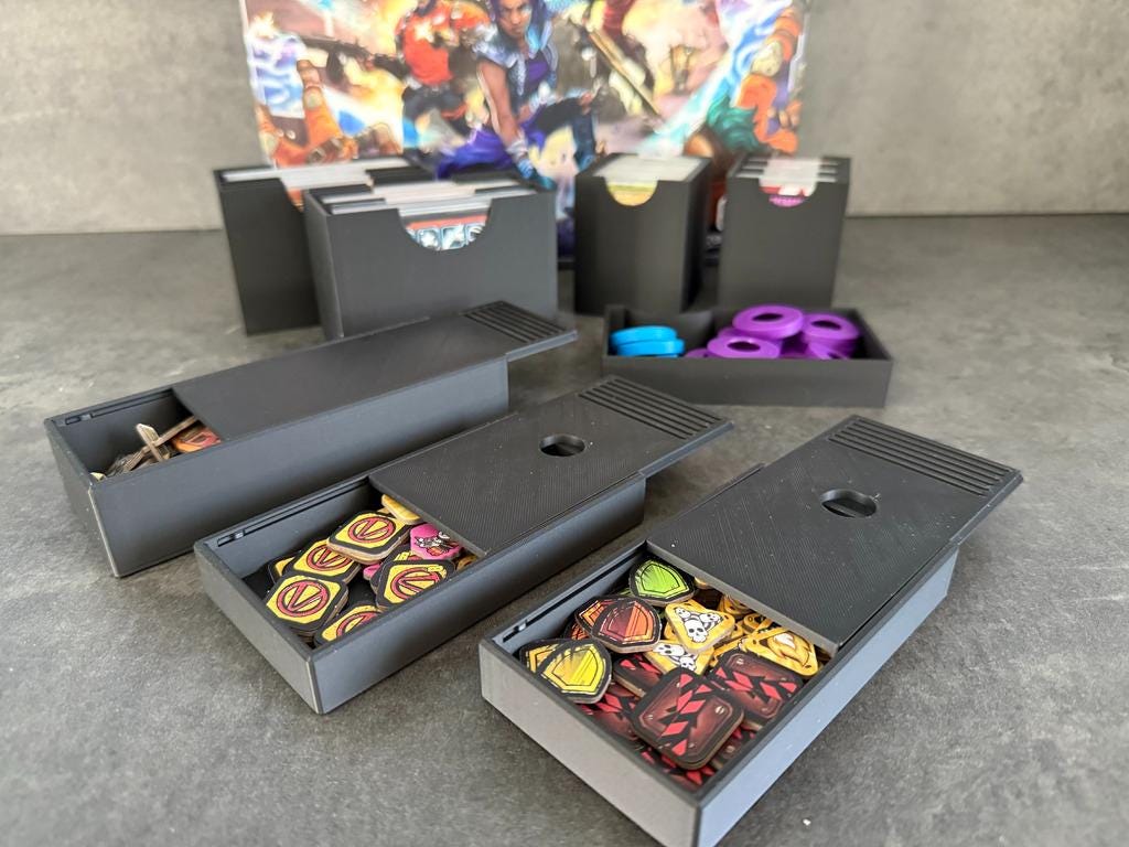 Borderlands Mister Torgue's Arena of Badassery Board Game Organizer / Insert (etsy image id: 7042710511)