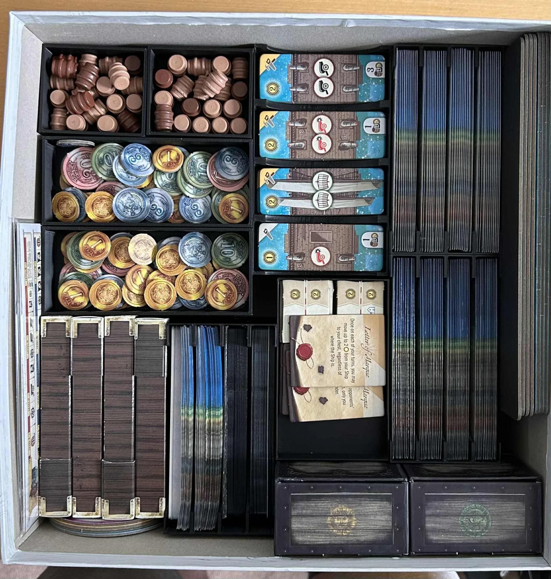 Dead Reckoning + Expansions Board Game Organizer / Insert (etsy image id: 7042872475)