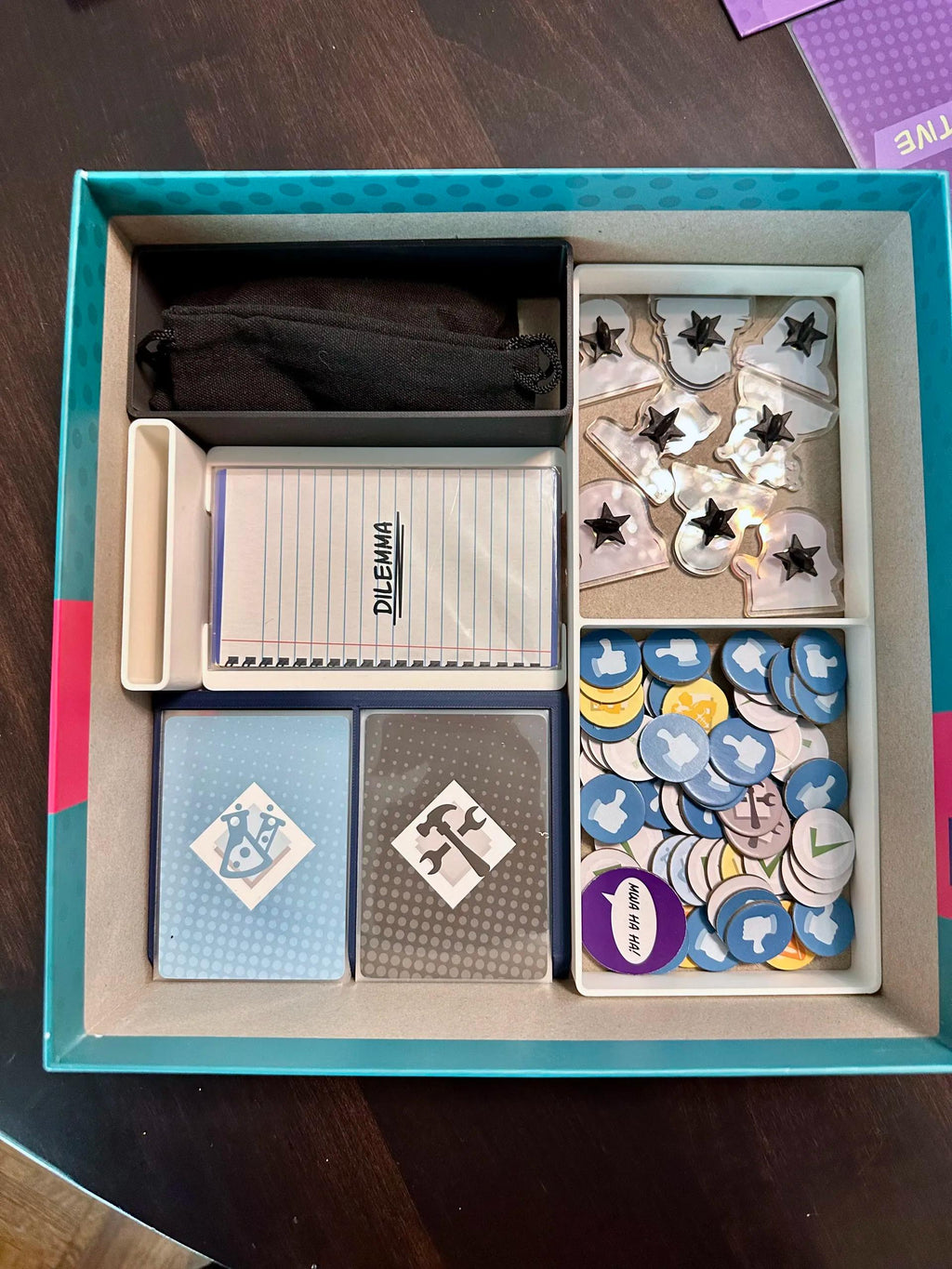 Super Squad High Deluxe Board Game Organizer / Insert (etsy image id: 7051892505)
