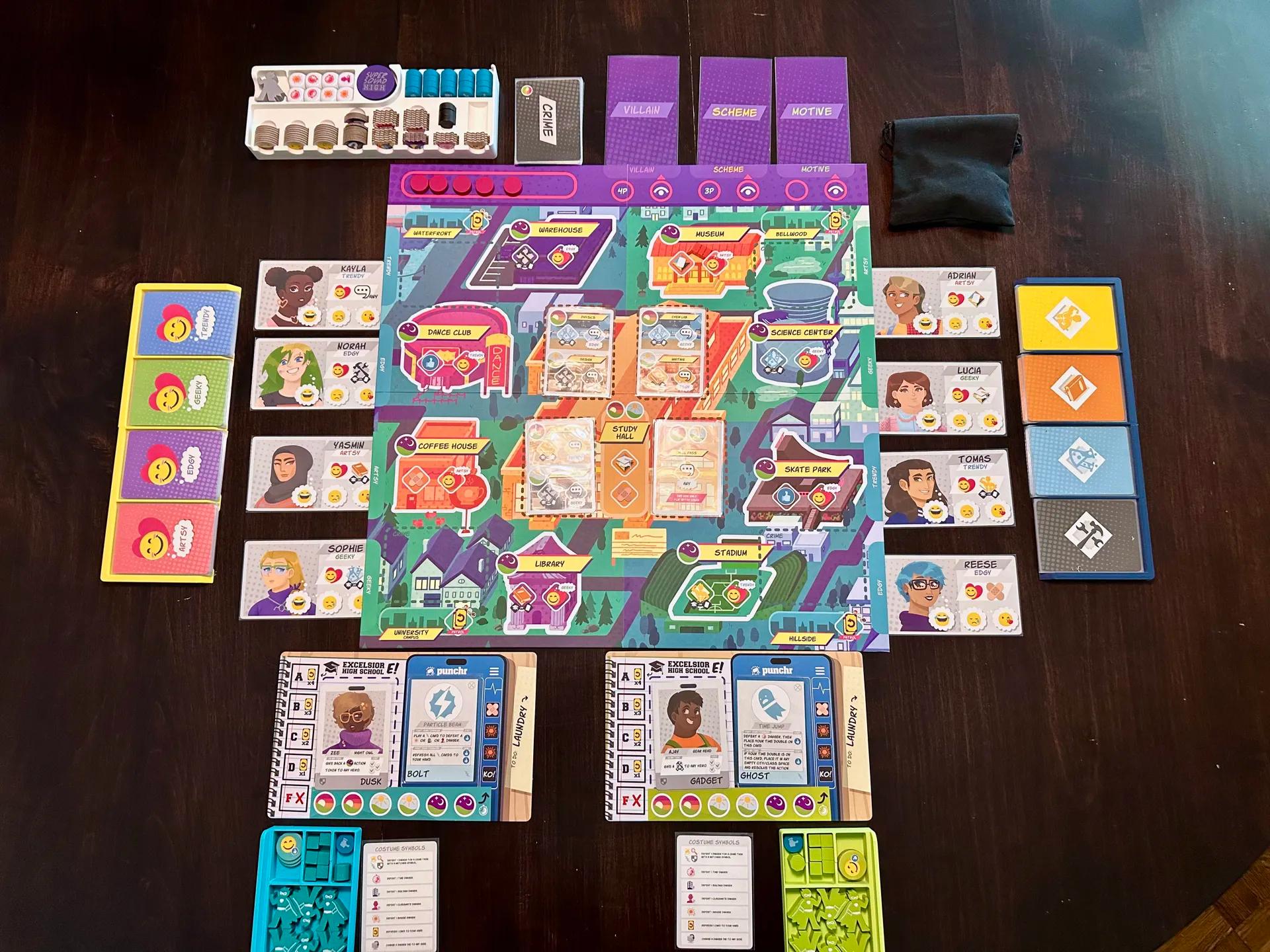 Super Squad High Deluxe Board Game Organizer / Insert (etsy image id: 7051892551)