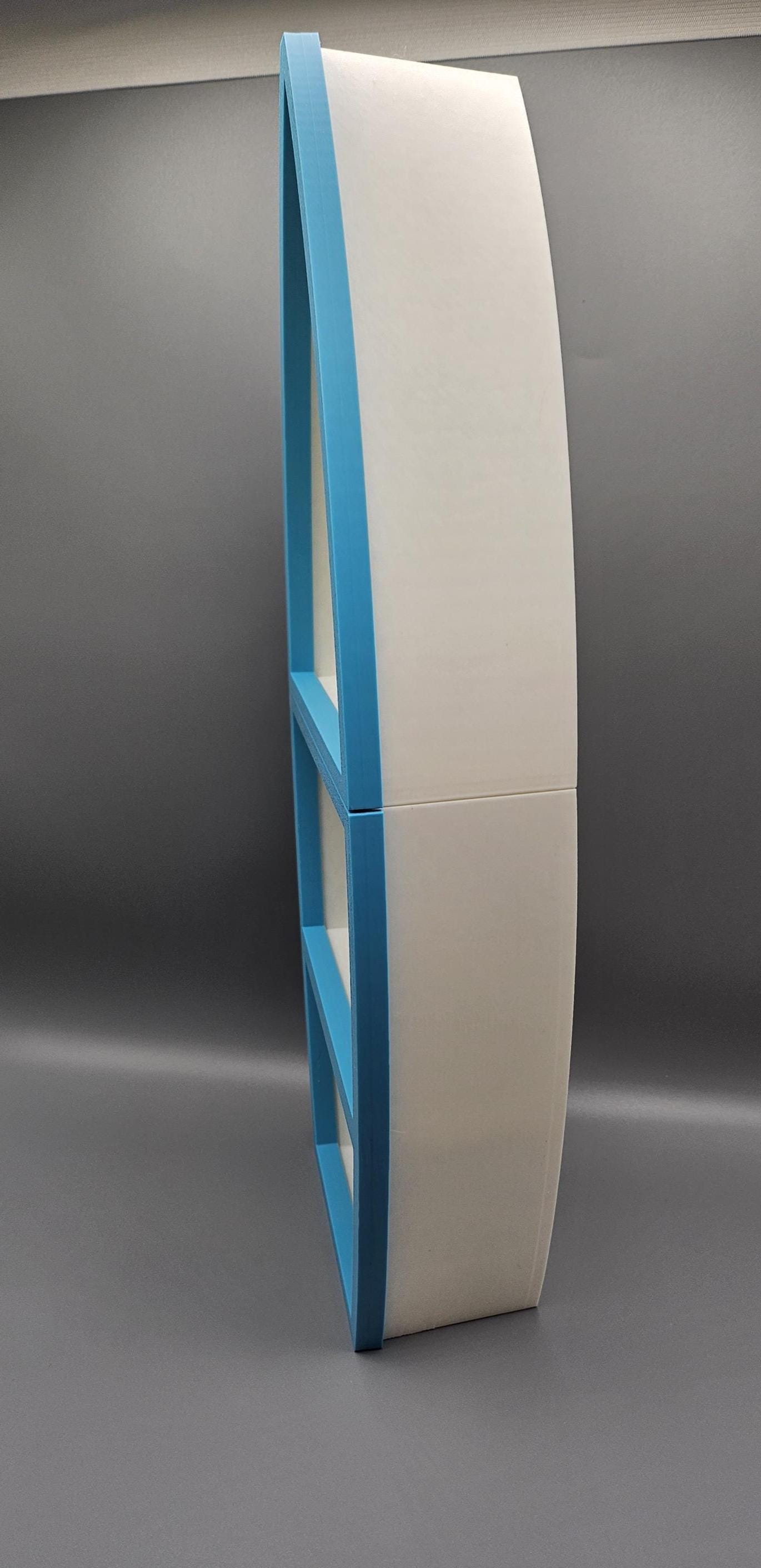 3D Printed Rowboat Shelf: Beach Decor Accent - 16.5" Tall (etsy image id: 7070490533)