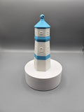 3D Printed Lighthouse: Maritime Beach Decor - Multiple Sizes (etsy image id: 7070491813)