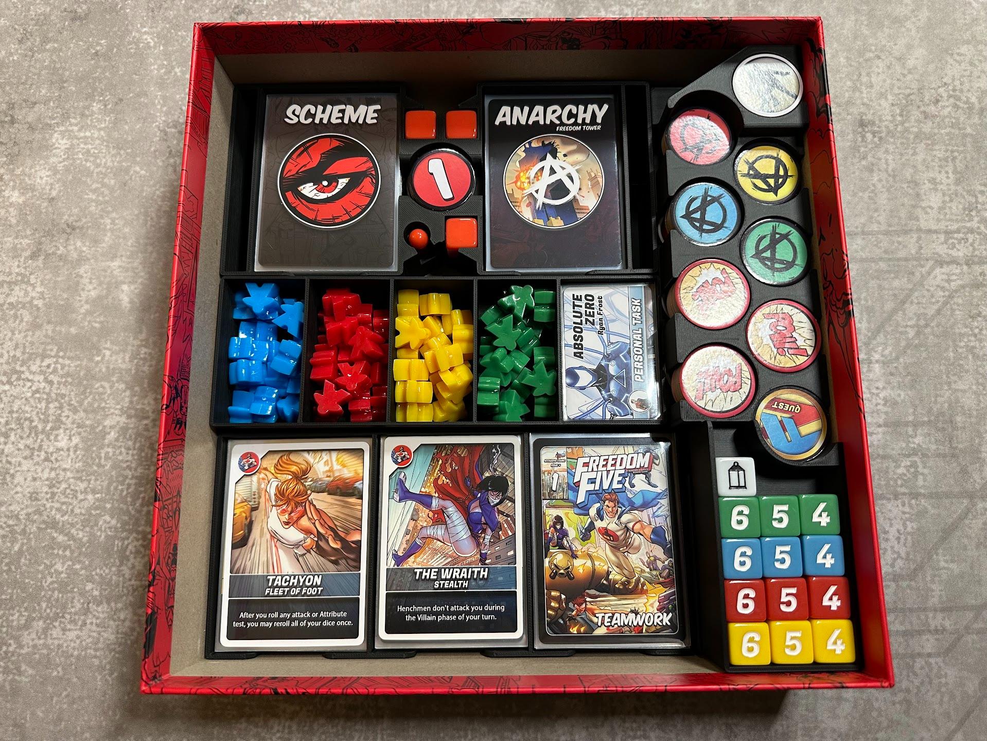 Freedom Five Retail Organizer and Insert (etsy image id: 7188006547)