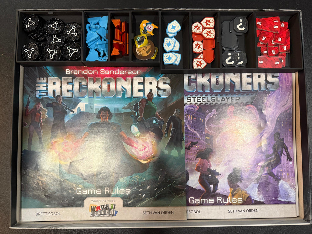 The Reckoners + Expansion Game Organizer and Insert (etsy image id: 7199928030)