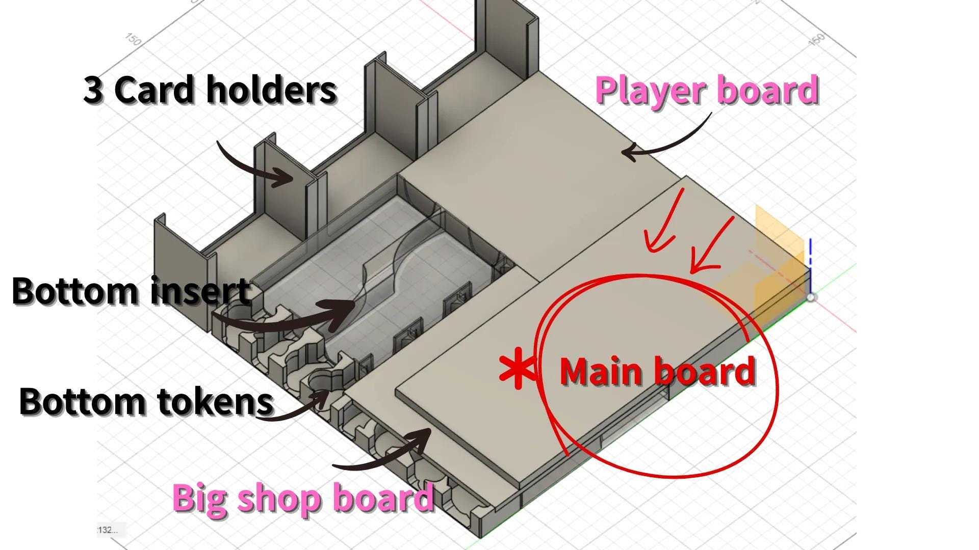 Critter Kitchen RETAIL Version Board Game Organizer and Insert (etsy image id: 7232800078)