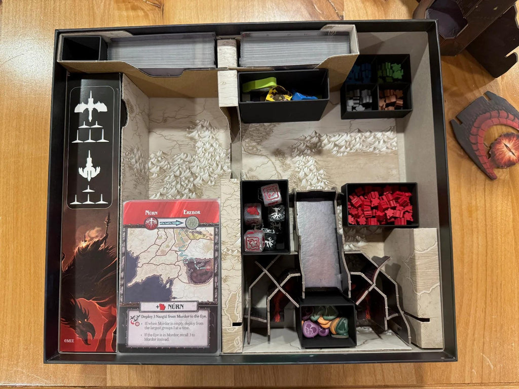 LOTR Fate of the Fellowship Board Game Organizer and Insert (etsy image id: 7232934476)