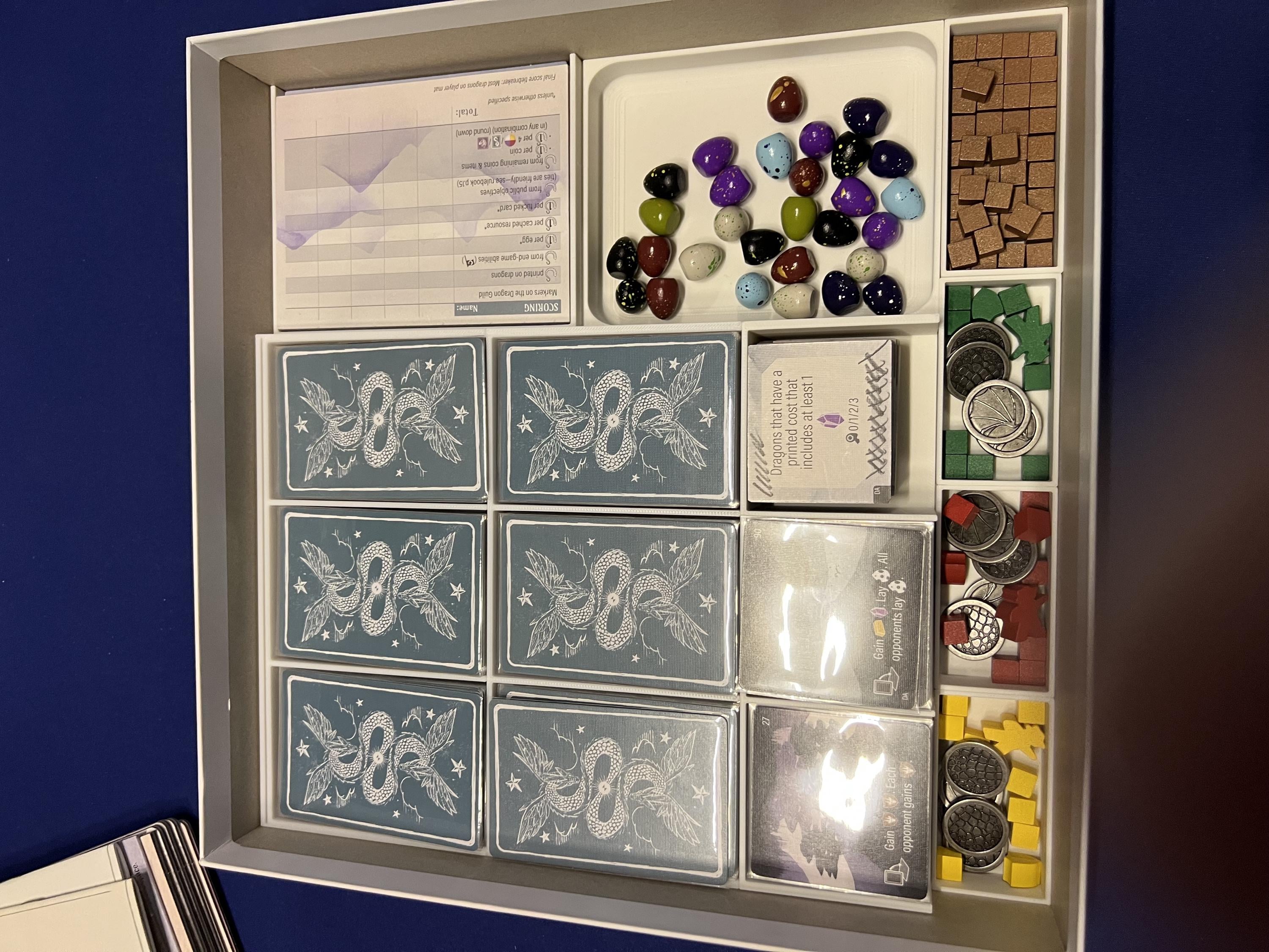 Wyrmspan + Dragon Academy Organizer and Insert (etsy image id: 7232971406)